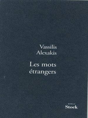 cover image of Les mots étrangers
